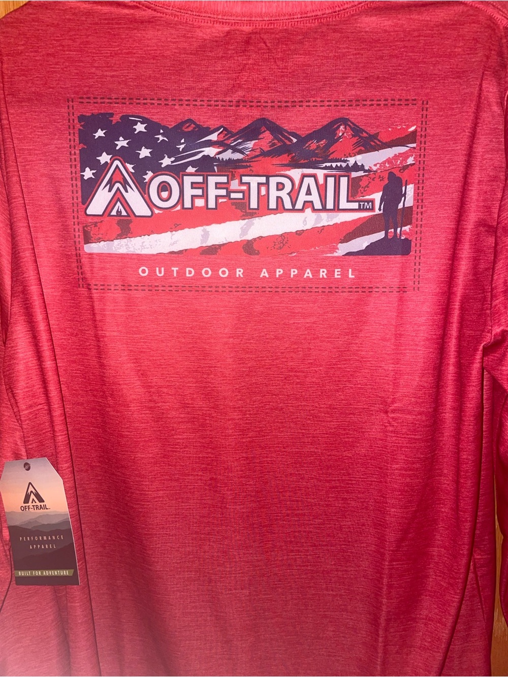 Men's Large Long Sleeve UPF Off-Trail Outdoor Shirt - NEW